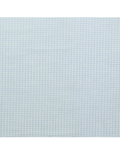 Tessuto Vichy a quadretti - Azzurro chiaro 2