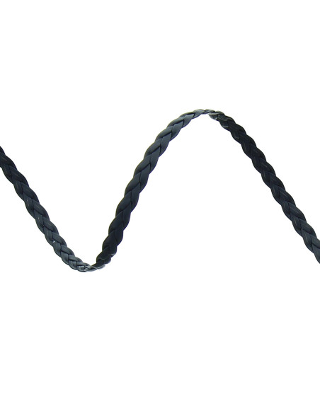 Treccia simile blu marino