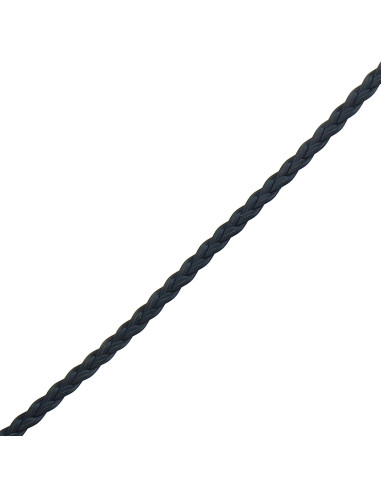 Treccia simile blu marino