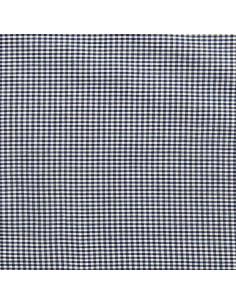 Tessuto Vichy a quadretti - Blu marino 2
