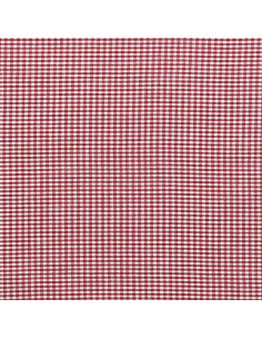 Tessuto Vichy a quadretti piccoli - Rosso 2