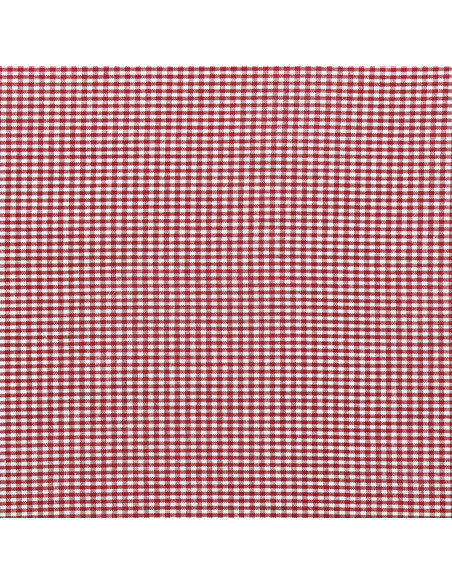Tessuto Vichy a quadretti piccoli - Rosso