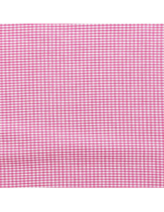 Tessuto Vichy a quadretti piccoli - Fucsia 2