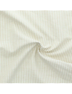 Tessuto Vichy a quadretti - Beige