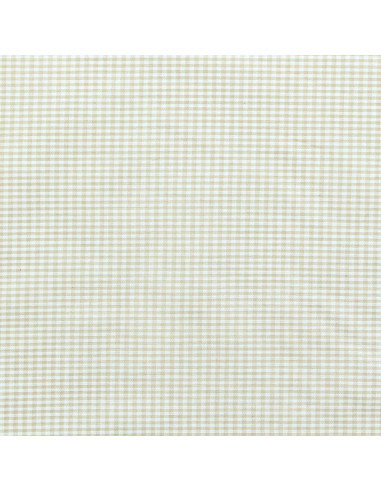 Tessuto Vichy a quadretti - Beige
