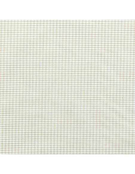Tessuto Vichy a quadretti - Beige
