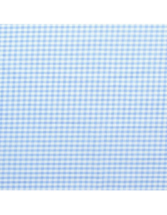 Tessuto Vichy a grandi quadri - Azzurro chiaro 2