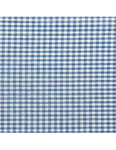 Tessuto Vichy a grandi quadri - Blu jeans 2