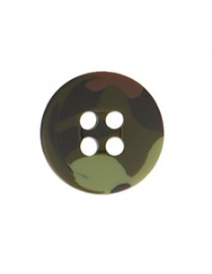 Bottone militare a 4 fori - Kaki 2