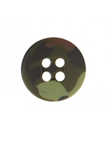 Bottone militare a 4 fori - Kaki