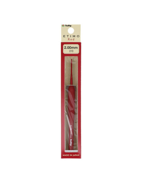 Crochet Softgrip Etimo Red Tulip