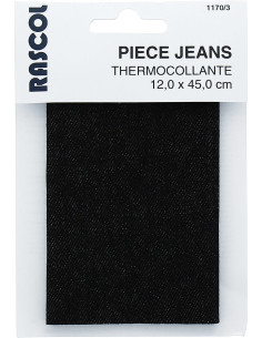 Tela termoadesiva per riparazione - Jeans nero