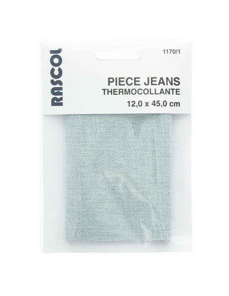 Percalle termoadesiva per riparazione - Jeans blu chiaro