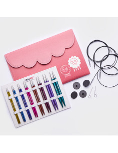 Set di ferri circolari KnitPro Deluxe Zing