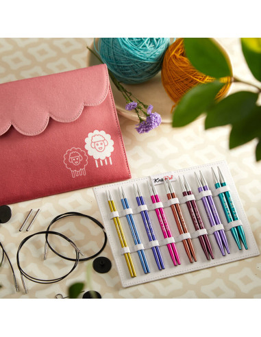 Set di ferri circolari KnitPro Deluxe Zing