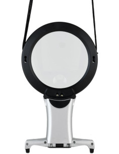 Lente d'ingrandimento a sospensione con illuminazione LED e base Daylight