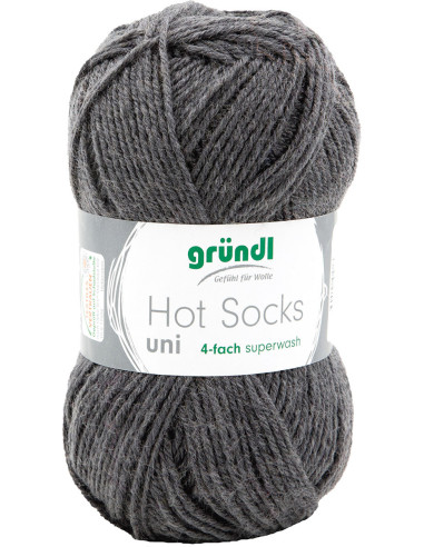 Filato per calze Hot Socks uni 50 Gründl