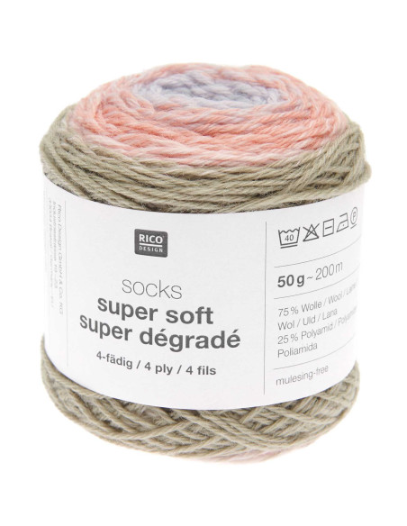 Filato per calze Socks Super Soft Dégradé Rico Design