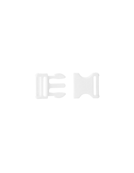 Fibbia banana 16 mm - Bianco