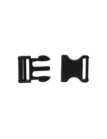 Fibbia banana 16 mm - Nero