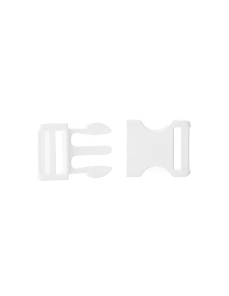 Fibbia banana 20 mm - Bianco