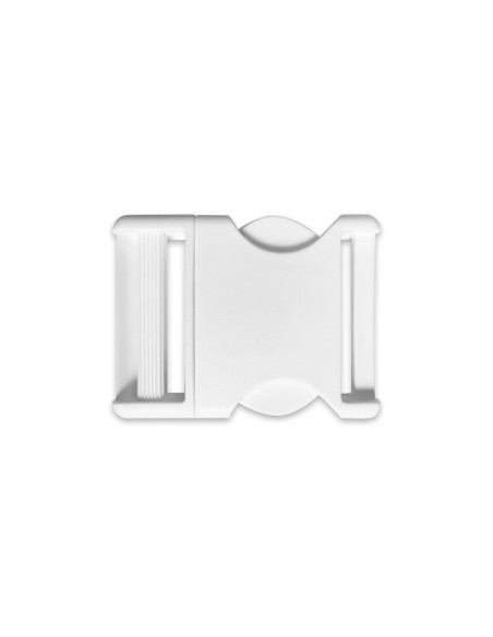 Fibbia banana 25 mm - Bianco