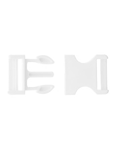 Fibbia banana 30 mm - Bianco 2