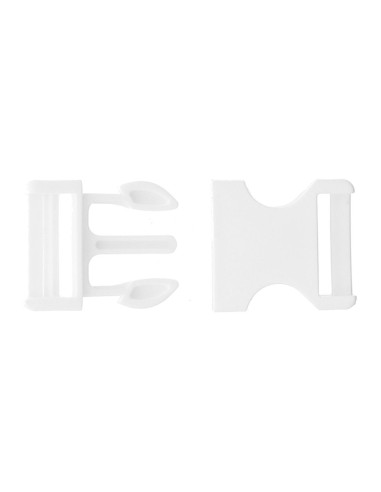 Fibbia banana 30 mm - Bianco