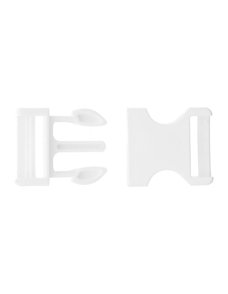 Fibbia banana 30 mm - Bianco