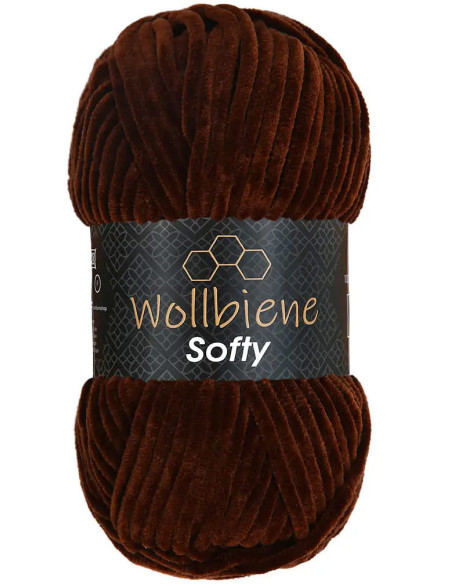 Fil chenille Softy Wollbiene
