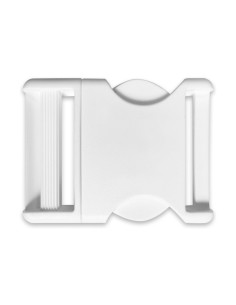 Fibbia banana 40 mm - Bianco