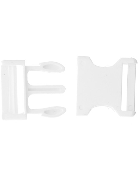 Fibbia banana 40 mm - Bianco