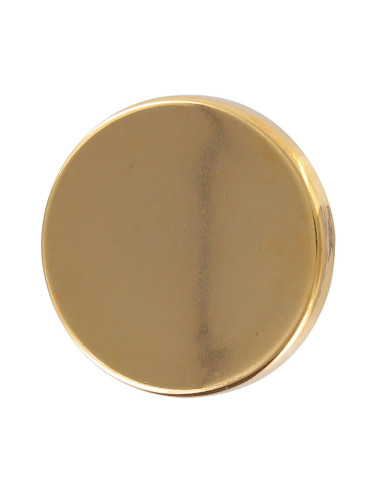 Bottone piatto con gambo - Oro