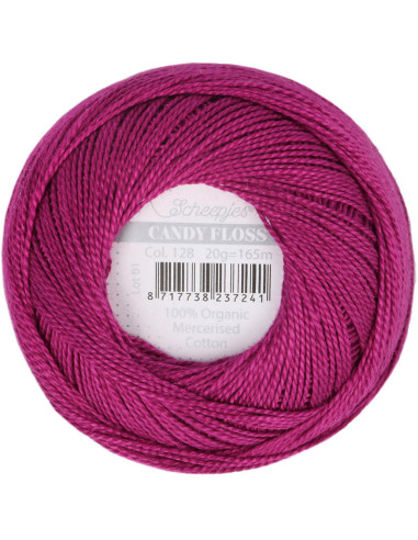 Gomitolo di cotone perlato Scheepjes Candy Floss