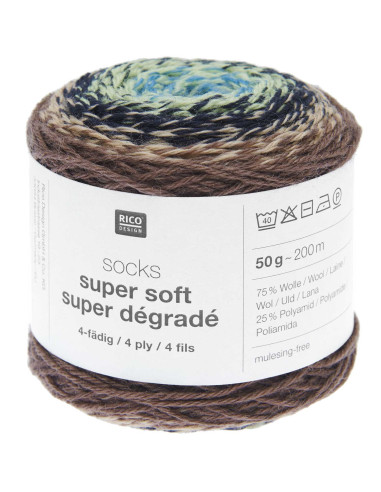 Filato per calze Socks Super Soft Dégradé Rico Design
