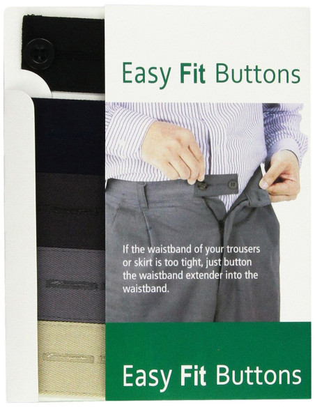 Bottoni estensibili Easy Fit per pantaloni e gonne