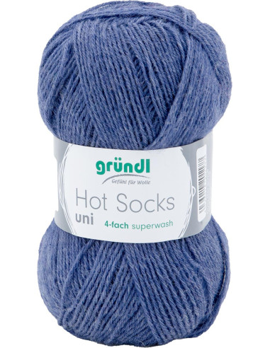 Filato per calze Hot Socks uni 50 Gründl