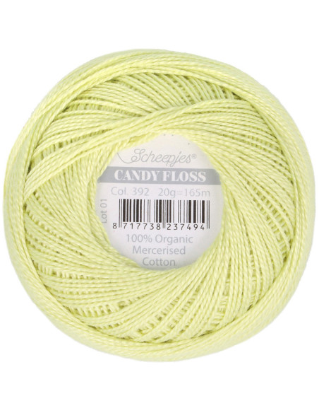 Gomitolo di cotone perlato Scheepjes Candy Floss