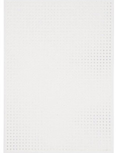 Set di 10 fogli di cartone da ricamo - Bianco