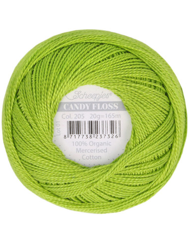 Gomitolo di cotone perlato Scheepjes Candy Floss