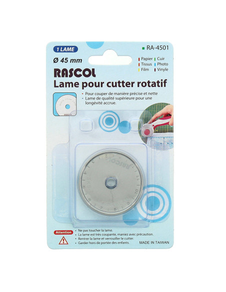 Lama di ricambio per taglierina rotante 45 mm