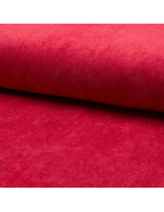 Tessuto velluto a coste - Rosso