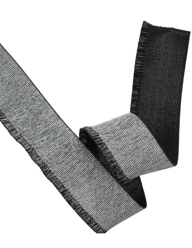 Gonna elastica metallizzata - Argento