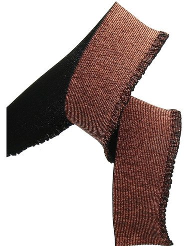 Gonna elastica metallizzata - Bronzo