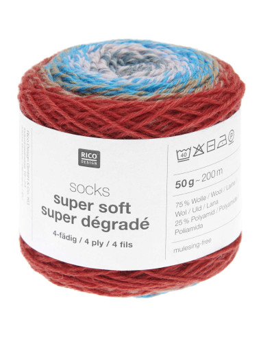 Filato per calze Socks Super Soft Dégradé Rico Design