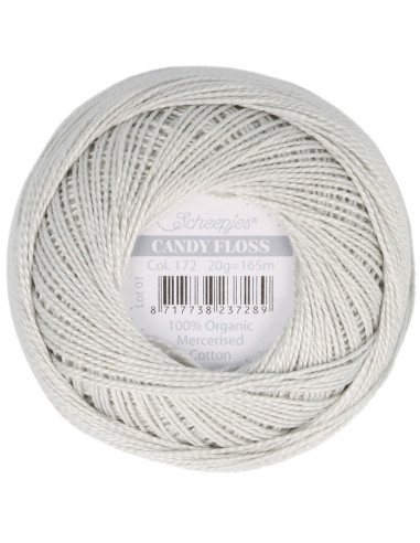 Gomitolo di cotone perlato Scheepjes Candy Floss