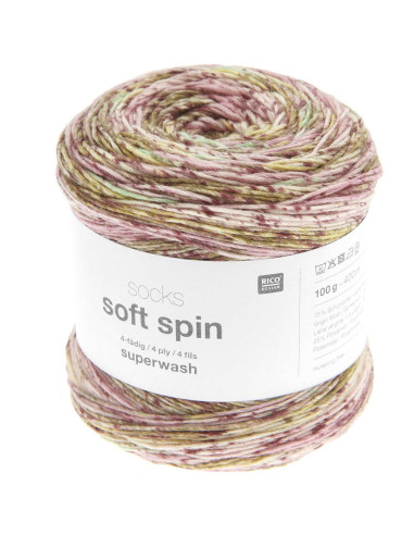 Filato per calze Soft Spin Rico Design