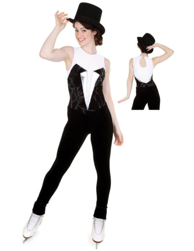 Modello di unitard (accademico) senza maniche - Jalie 3239