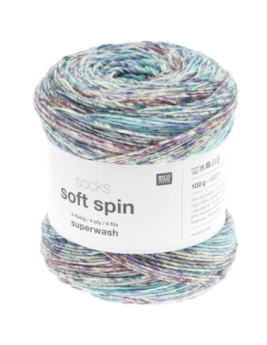 Filato per calze Soft Spin Rico Design