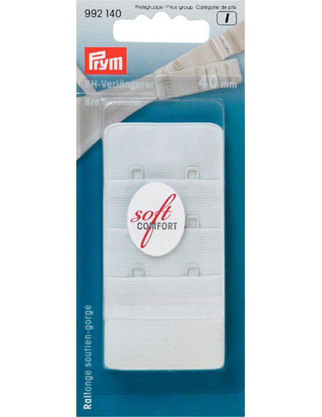 Prolunga per reggiseno - 40 mm - 2 ganci